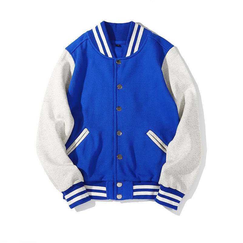 Cotton men's bomber college jacket streetwear wholesale blank men varsity jackets custom baseball letterman jacket for men
