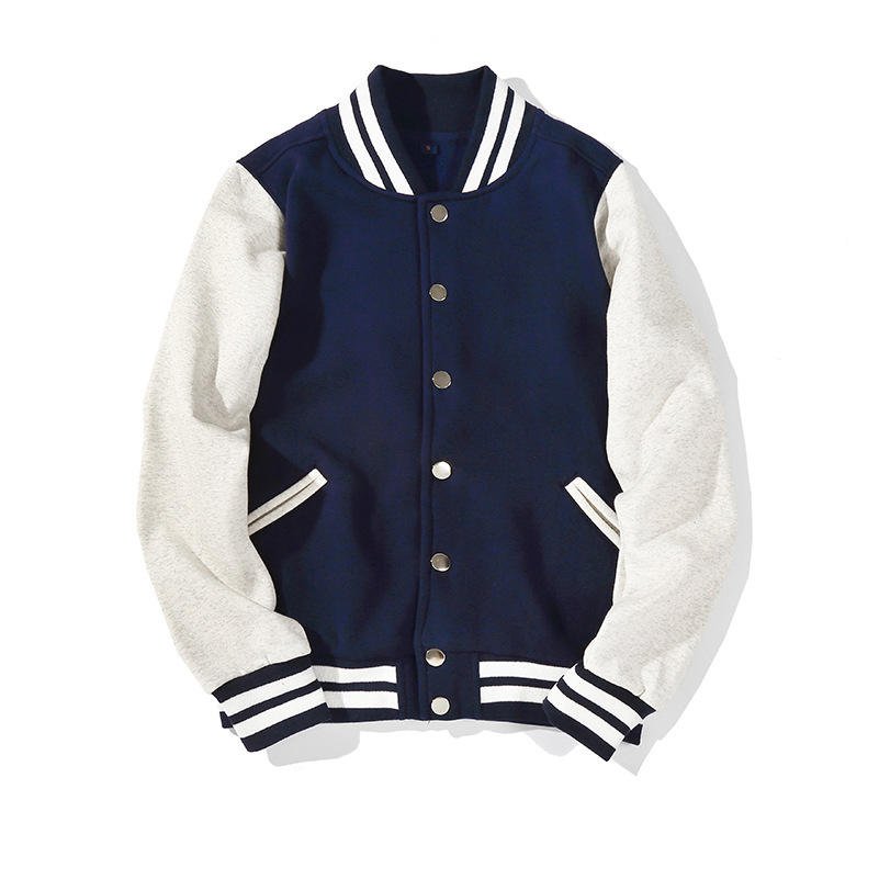 Cotton men's bomber college jacket streetwear wholesale blank men varsity jackets custom baseball letterman jacket for men