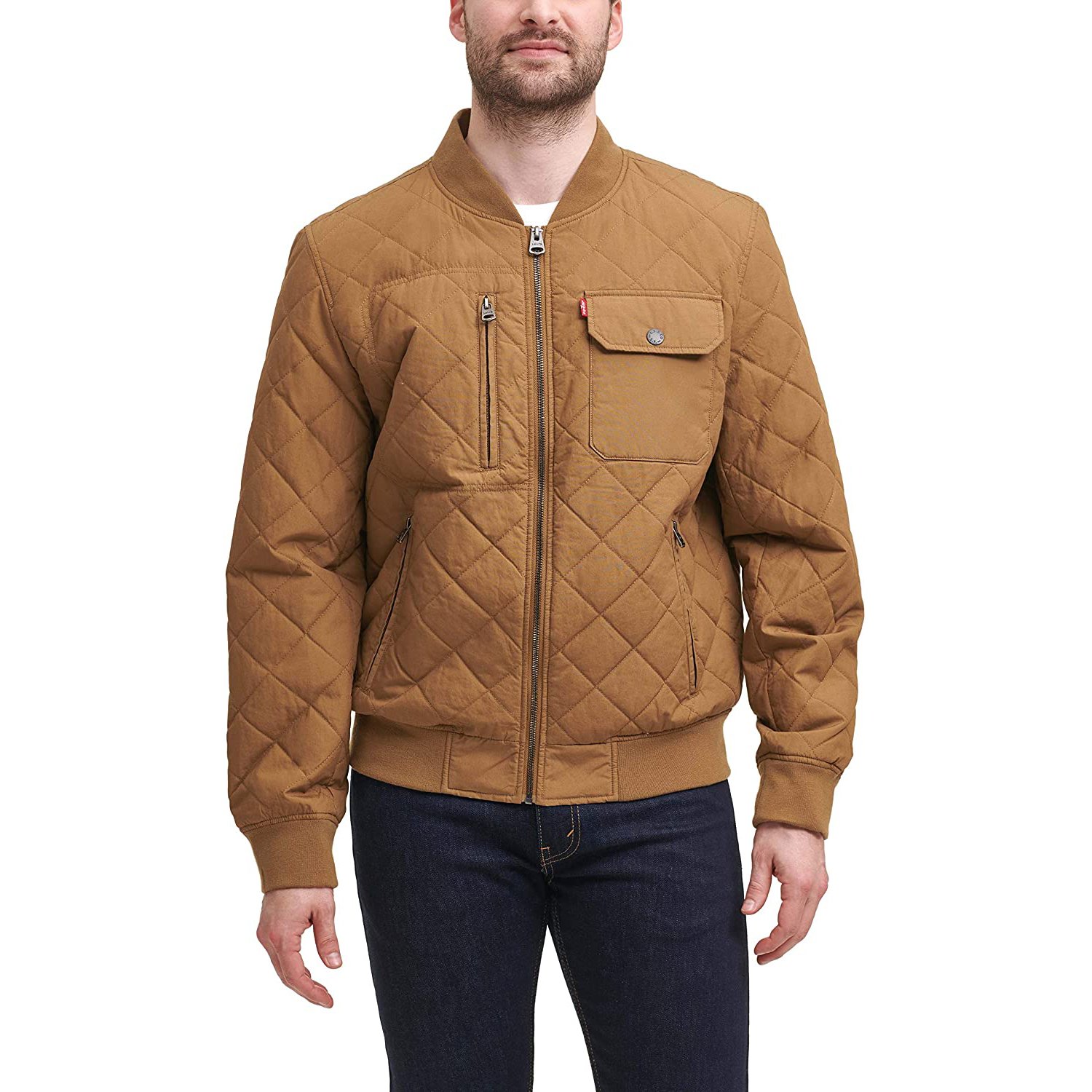 New Men's Jackets With Zipper Casual Coats Solid Color Man Fashion Sportswear Slim Male Bomber Jacket