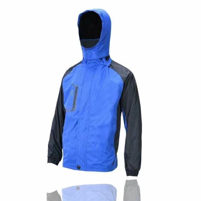 Custom men's polyester reflective windbreaker jacket,vintage retro waterproof windbreaker,sports outdoor plus size Men's Jackets