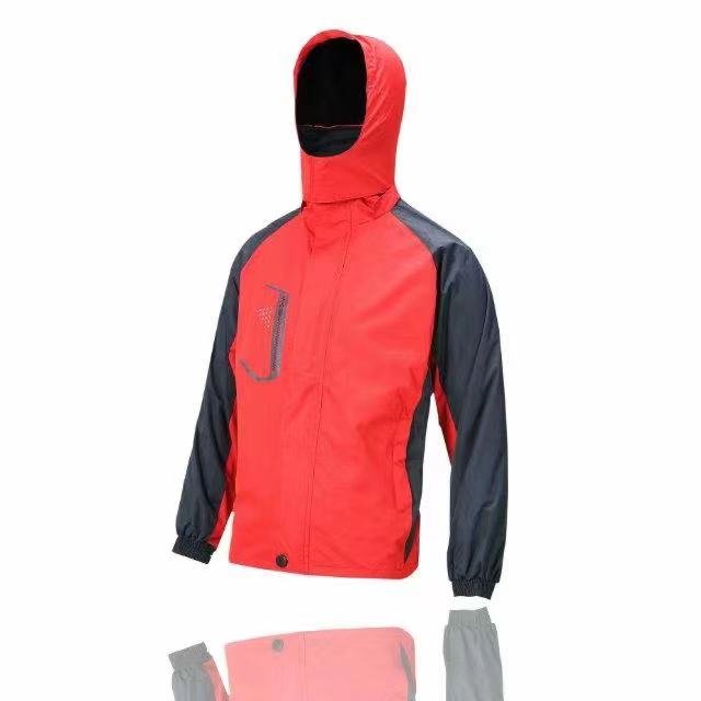 Custom men's polyester reflective windbreaker jacket,vintage retro waterproof windbreaker,sports outdoor plus size Men's Jackets