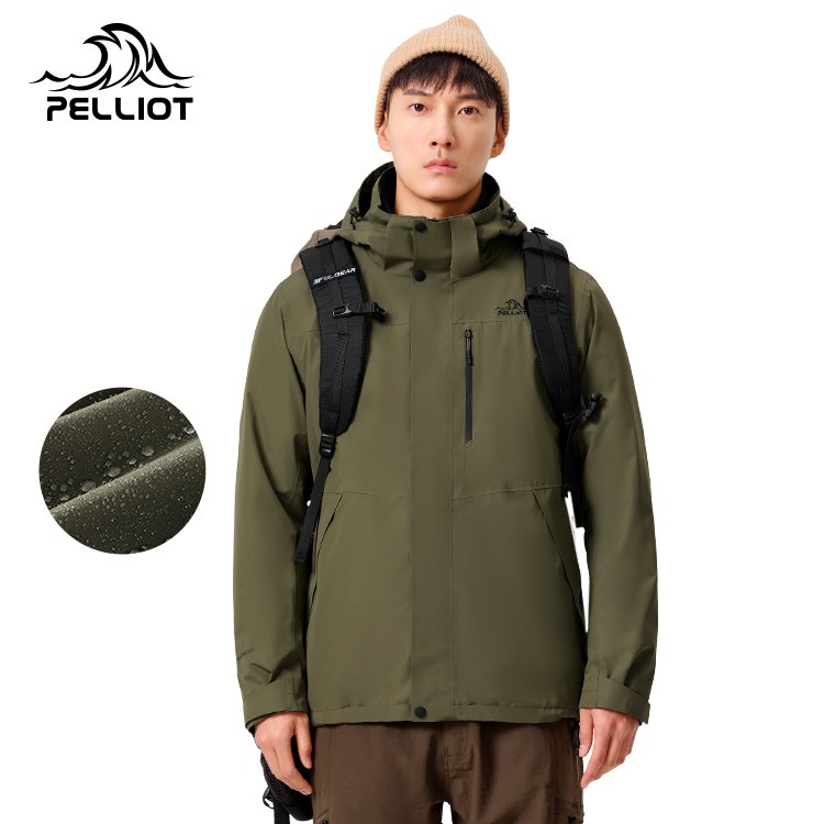 High Tech Professional Hard Shell Outdoor winter warm windproof breathable Active 3 in 1 waterproof jacket