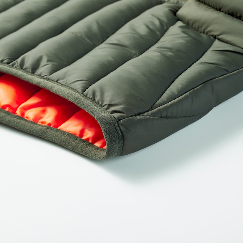 Clothing foam zipper sleeveless vest Standing vest collar quilted down jacket men's vest