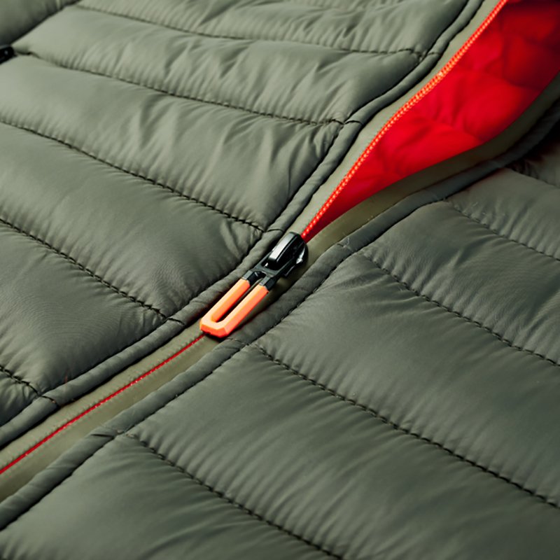 Clothing foam zipper sleeveless vest Standing vest collar quilted down jacket men's vest