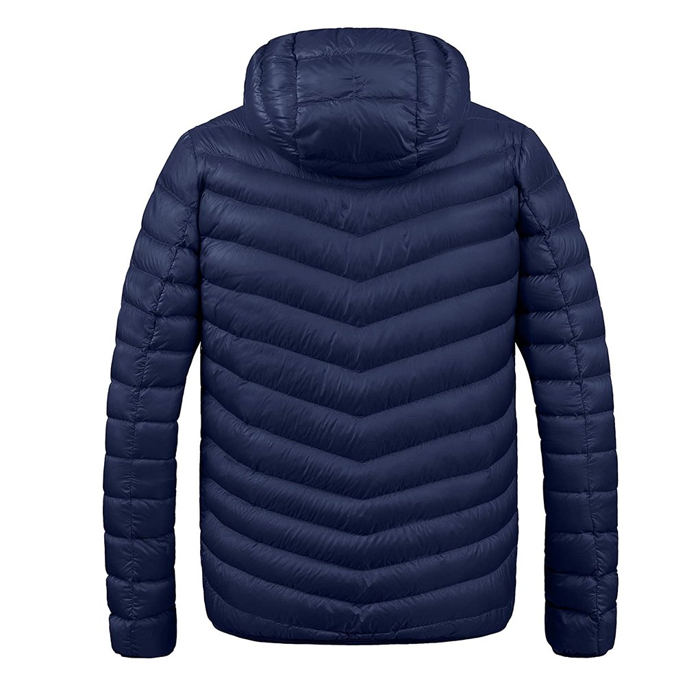 Customized Men Clothing Good Quality Men's Packable Puffer Jacket Hooded Winter Coat Insulated Snow Jackets High Quality Stand
