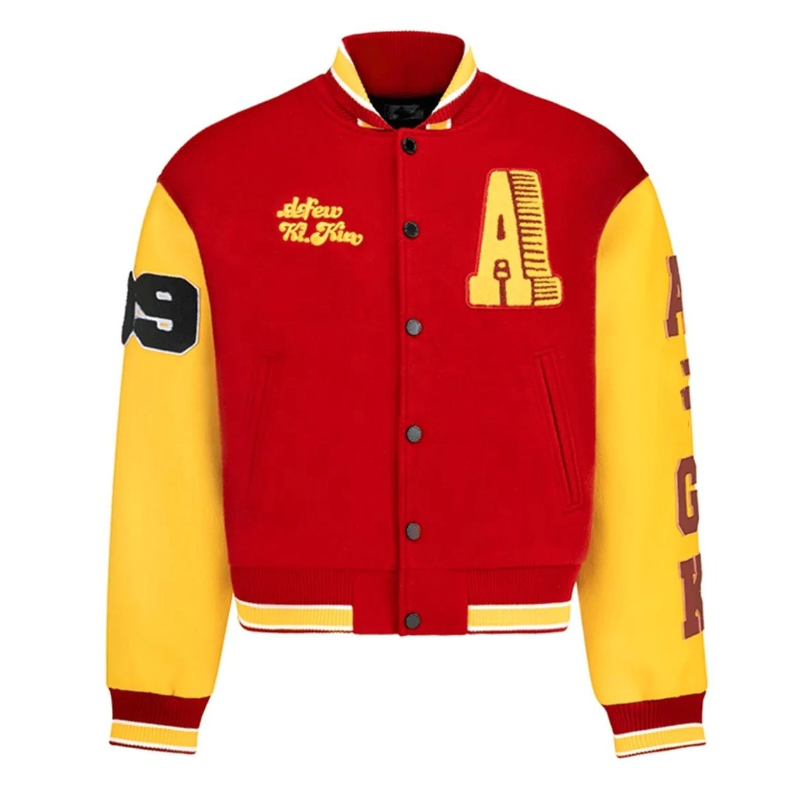 Dec Wholesale Custom Men's Jackets Coat Fashion winter Fleece Pattern Chenille Embroidered Logo Bomber Jacket For Men Bulk