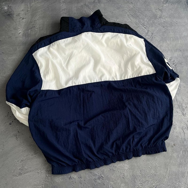Men's SoftShell Windproof Jackets streetwear vintage Polyester Zip Up Oversized Windbreaker Jacket