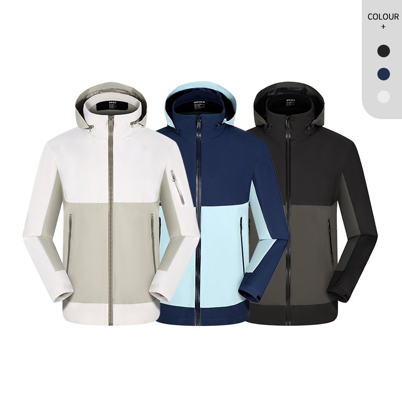 Men's Soft Shell Windproof Jackets Hiking Waterproof Man Fleece Lining Jacket Coats Windbreaker Sports Running Jackets