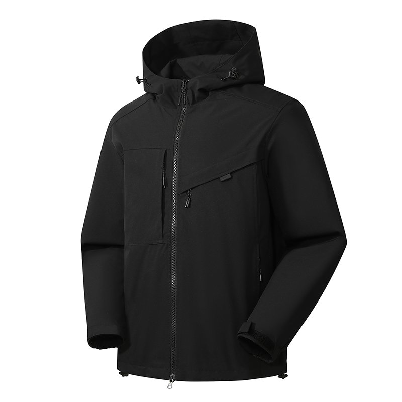 Men's Jacket Hooded Windproof Outdoor Windbreaker Jacket Trekking Outdoor Jacket Autumn Hiking Wind Breaker