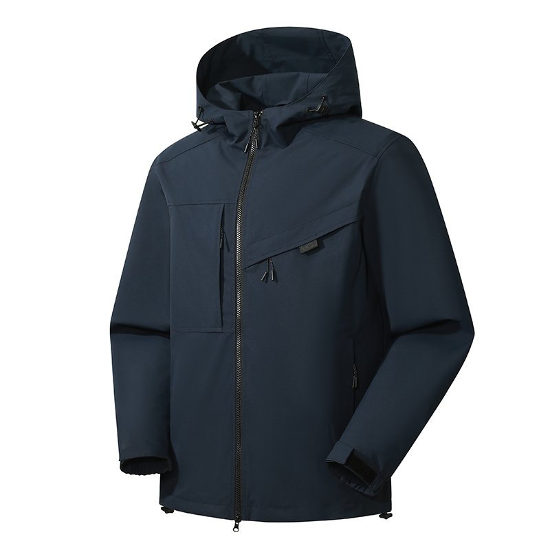 Men's Jacket Hooded Windproof Outdoor Windbreaker Jacket Trekking Outdoor Jacket Autumn Hiking Wind Breaker