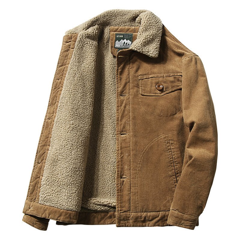 2022 Winter Men's Corduroy Car Wholesale Comfortable Customized for Men's Jackets