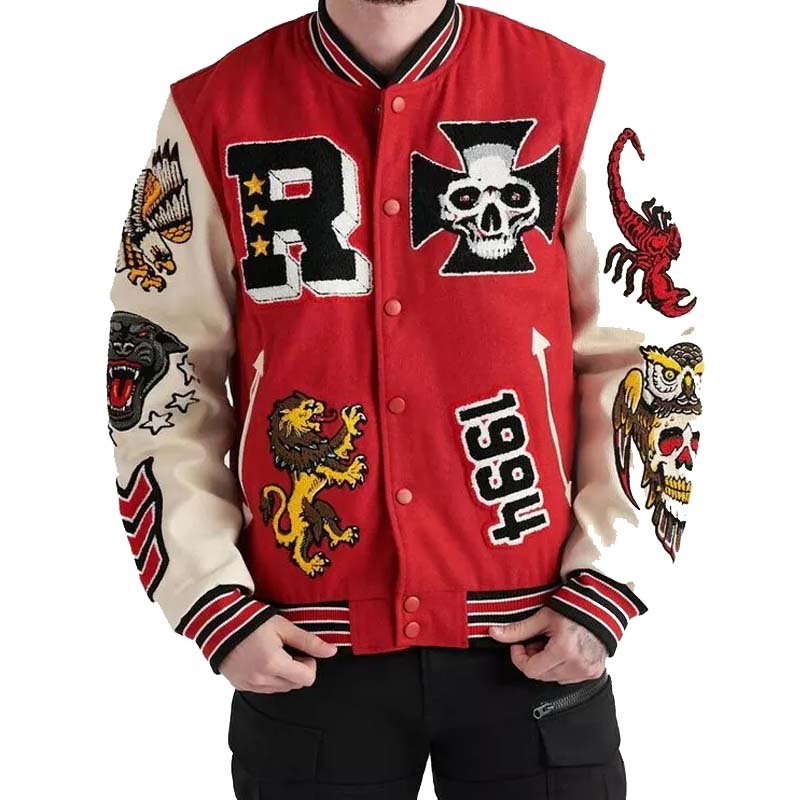 2022 latest Men's Light Weight varsity Jacket Custom logo varsity Oversized Jackets For Men