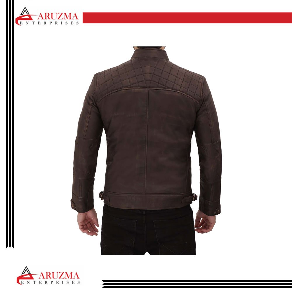 Custom Men's Leather Jacket High Quality Black Leather Jacket Designer Leather Jackets