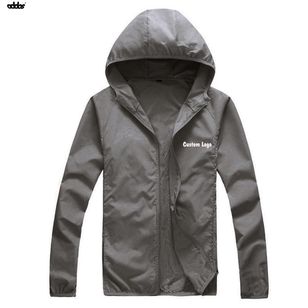 Custom Yellow Color Wind-Breaker Winter Hiking Sports Sun protection Zip Reflective Waterproof Breathable Jacket
