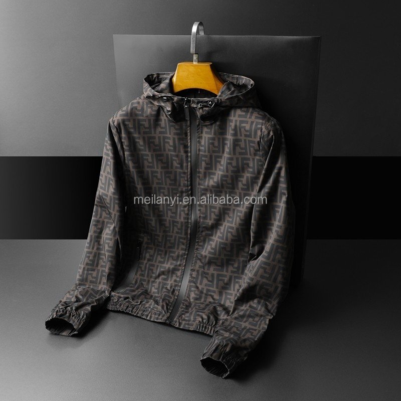 Autumn and winter fashion brand casual men's jacket factory wholesale can customize embroidered logo men's jacket