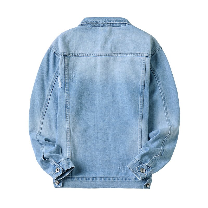 2022 new men's jacket jacket original design washed street men jean jackets