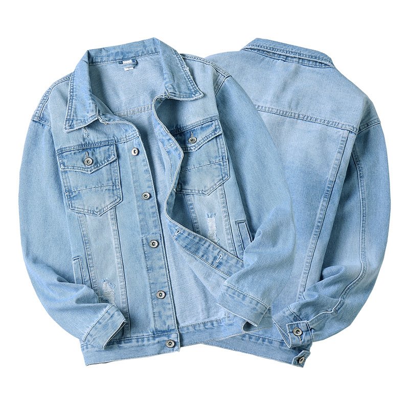 2022 new men's jacket jacket original design washed street men jean jackets