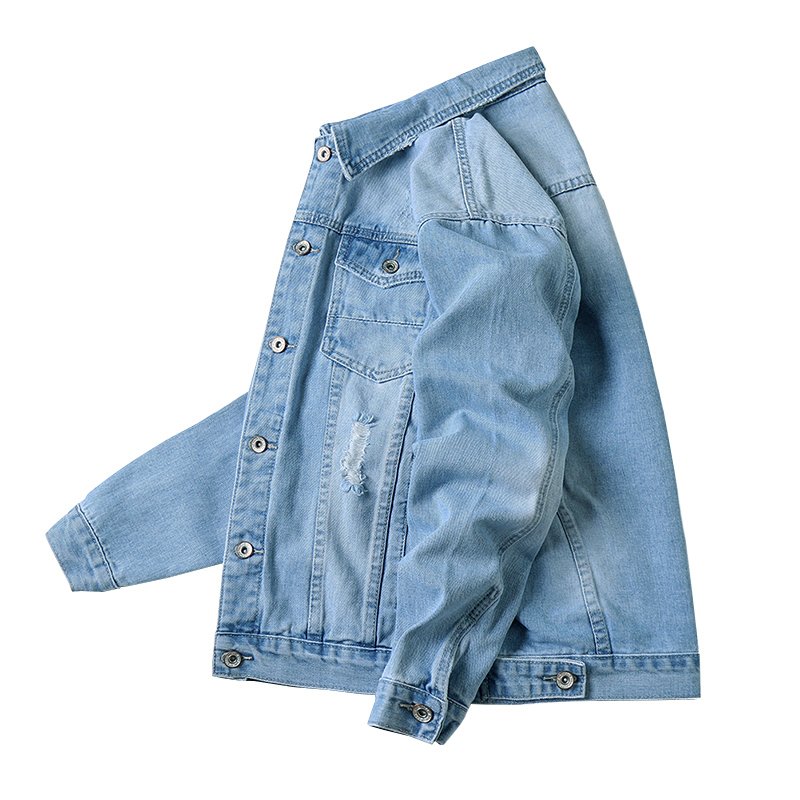 2022 new men's jacket jacket original design washed street men jean jackets