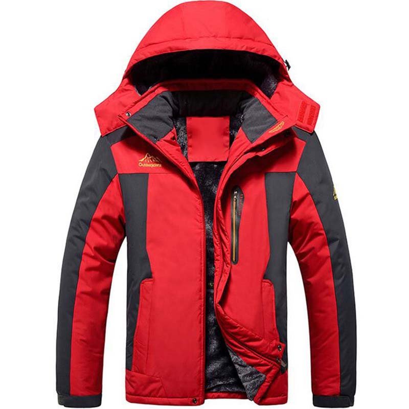 Customizable Casual Waterproof Mountain Windproof Jackets Plus Size Winter Men's Jacket