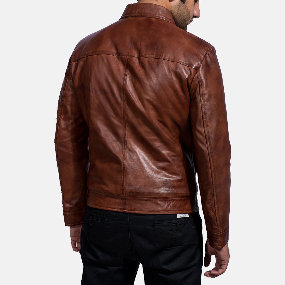 Top Selling Brown Mens Leather Jacket Hot Selling 100% Genuine Leather Jacket Leather Fashion Jackets