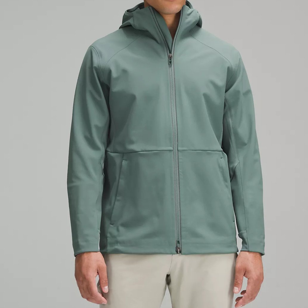 Slim Fit Hip Hop Waterproof Casual Zipper Reflective Details Multi-Pocket Men's Running Jacket