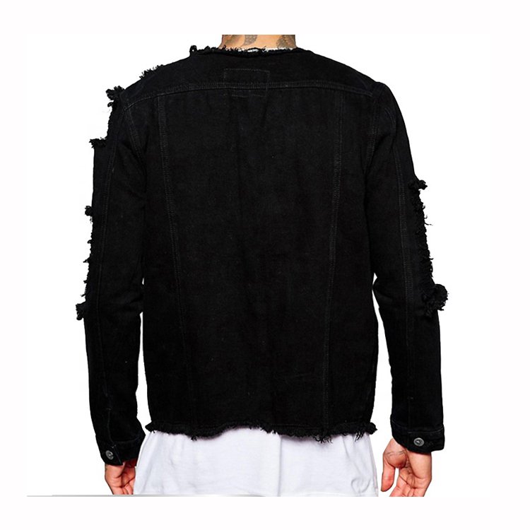 Wholesale Factory Made Paint Splash denim jacket Custom Men denim jacket Durable breathable sustainable denim jacket for men