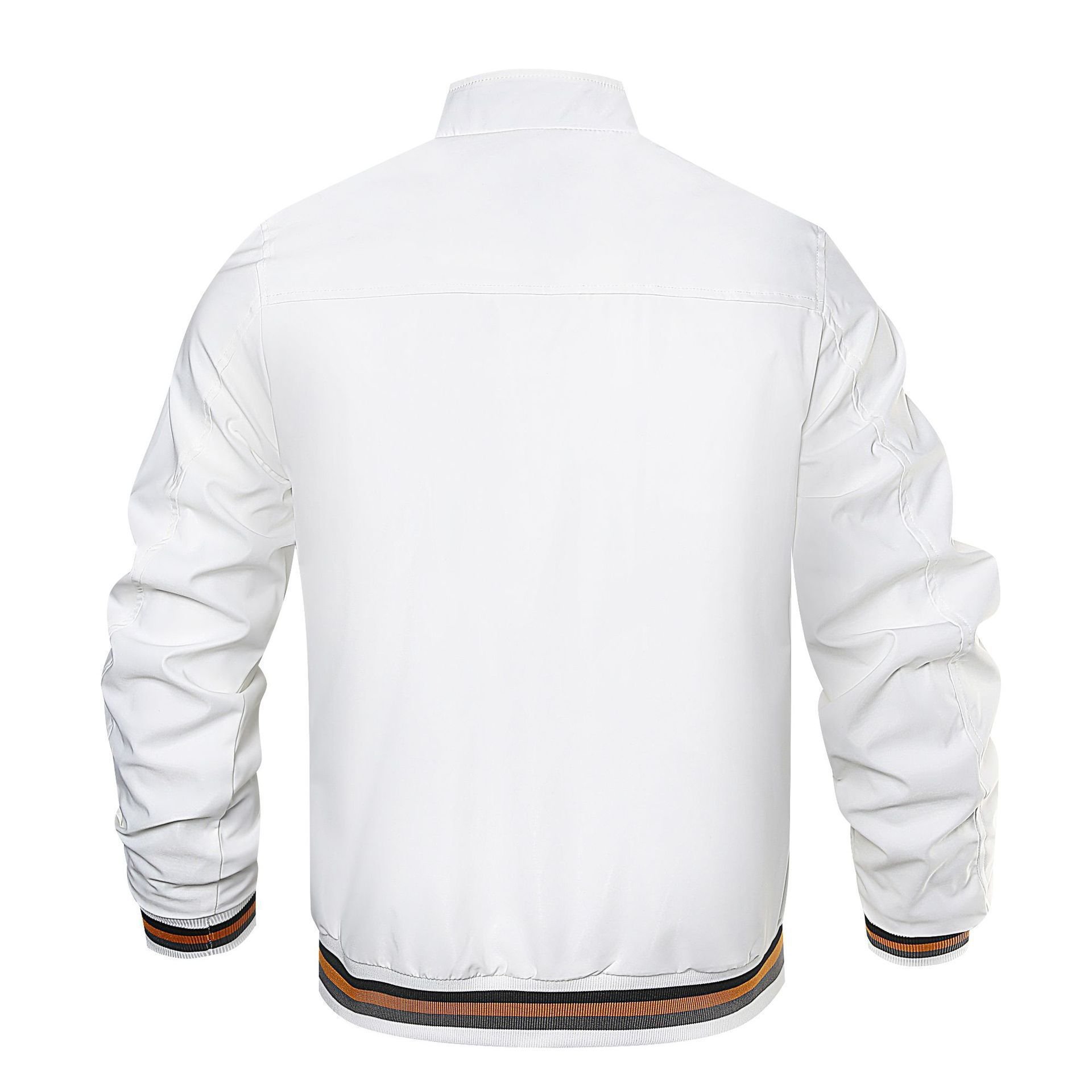 Tellya Custom Men's Jacket 2024 New Solid Color Plush Jacket Spring And Autumn Handsome Casual Jacket