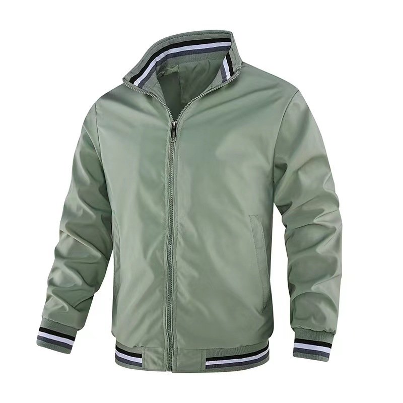 Tellya Custom Men's Jacket 2024 New Solid Color Plush Jacket Spring And Autumn Handsome Casual Jacket
