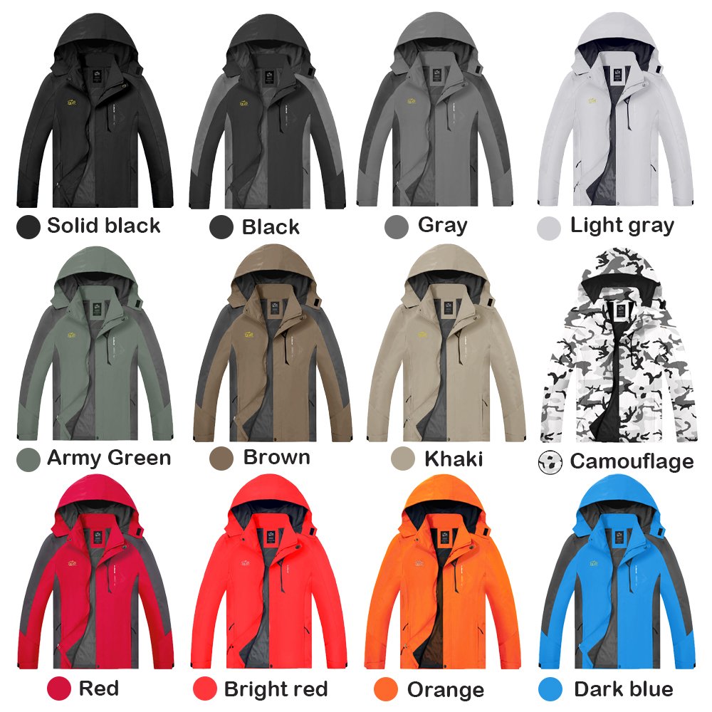 Professional Outdoor hiking Waterproof windproof mountaineering jacket men's windbreaker jacket