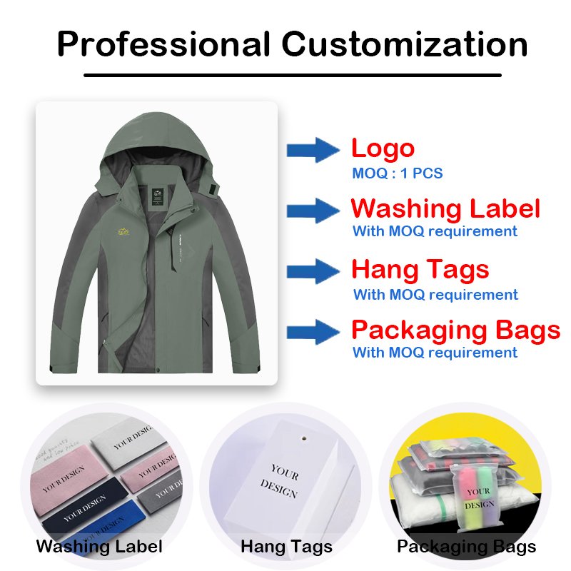 Professional Outdoor hiking Waterproof windproof mountaineering jacket men's windbreaker jacket
