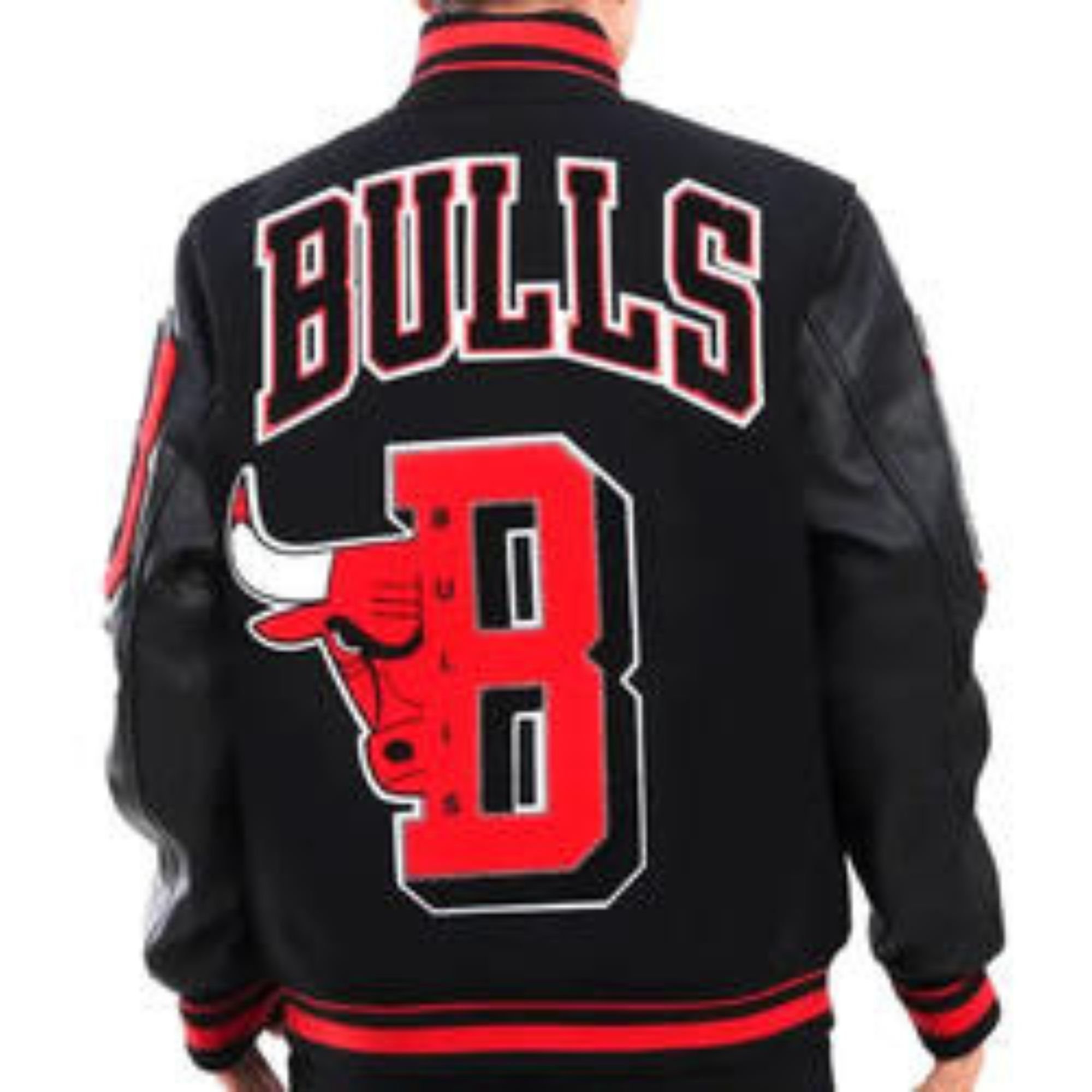 Custom Men's Wool letterman Real Leather Varsity Jacket Black with Red Color Embroidery Logos Patches and Labels jacket for men