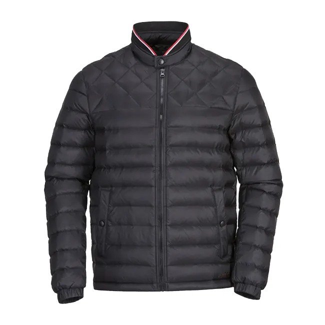 OEM Custom Men's Down Cotton Jackets Short Style Winter Hooded Coat Men Waterproof Zip Puffer Jacket