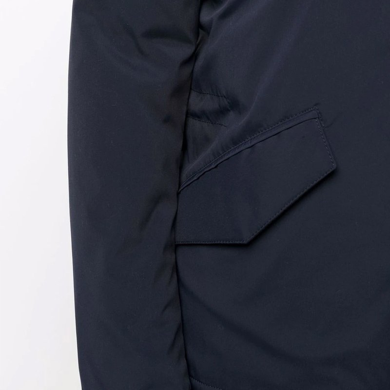 OEM customized Men's Jackets single-breasted lining jacket navy blue plus size men's jacket