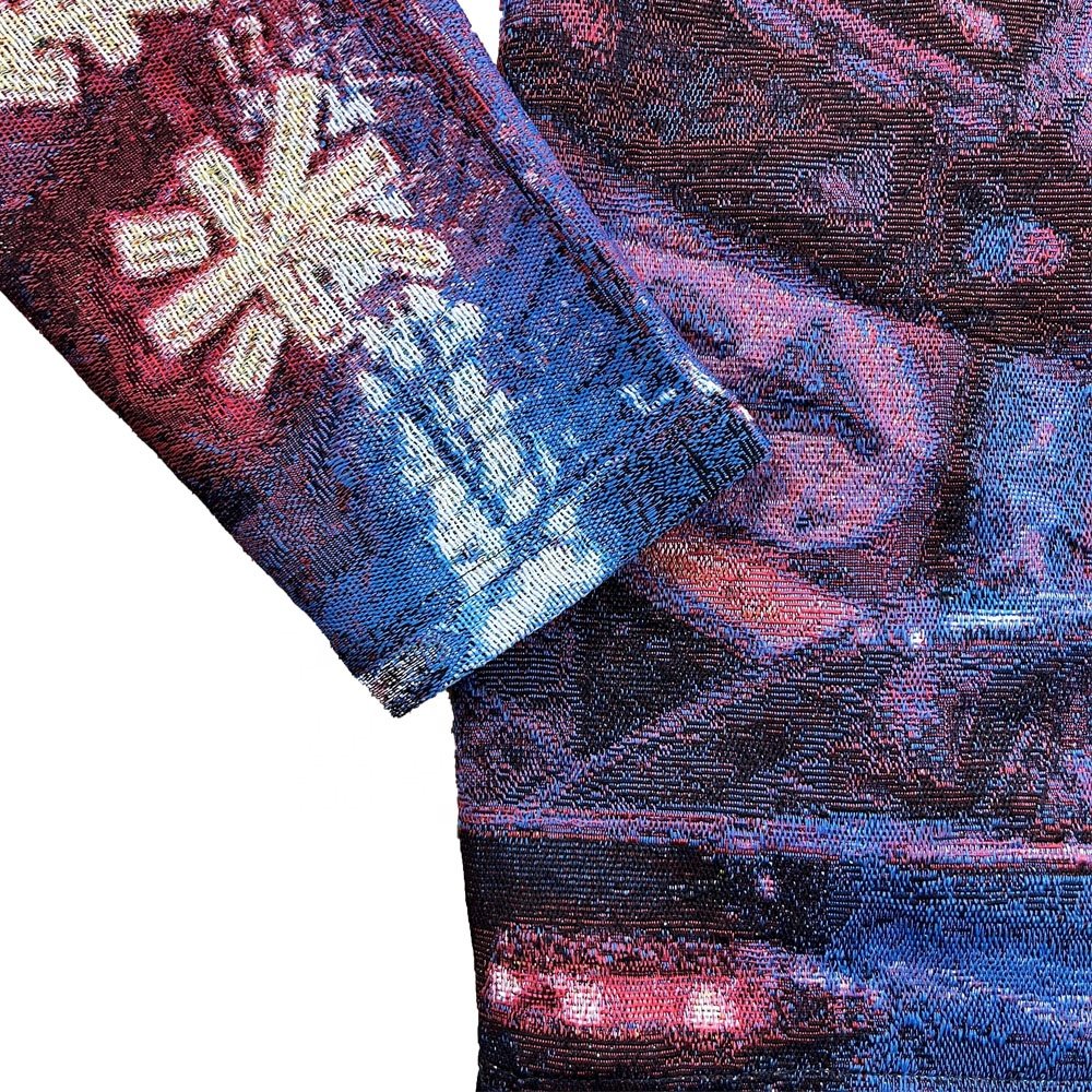 Custom tapestry Jackets man plus size men's hoodies Jacke aus Wandteppich tapestry coats jacquard tapestry Jackets