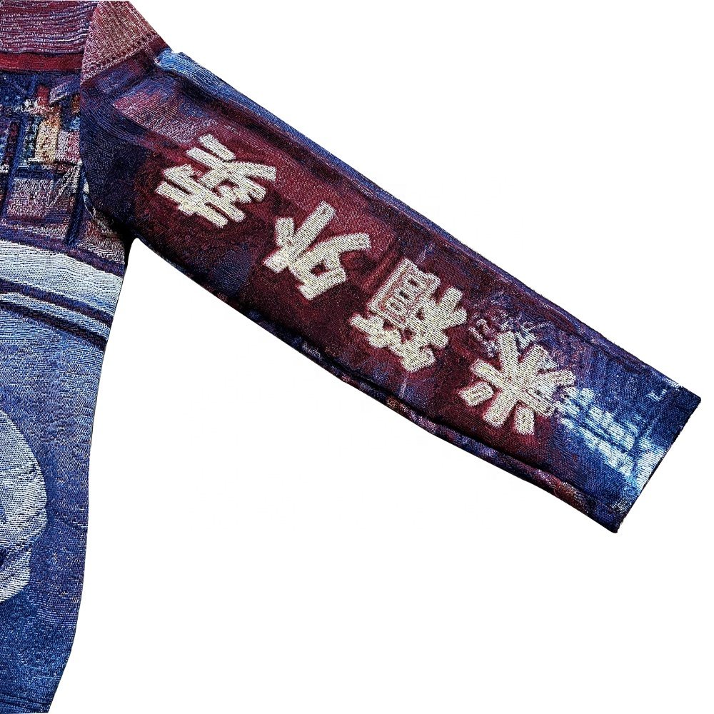 Custom tapestry Jackets man plus size men's hoodies Jacke aus Wandteppich tapestry coats jacquard tapestry Jackets