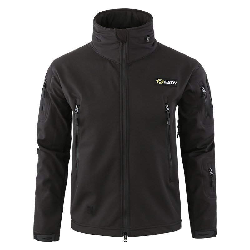 YL002 TAD shark skin soft shell men's jacket in winter for outdoor sport