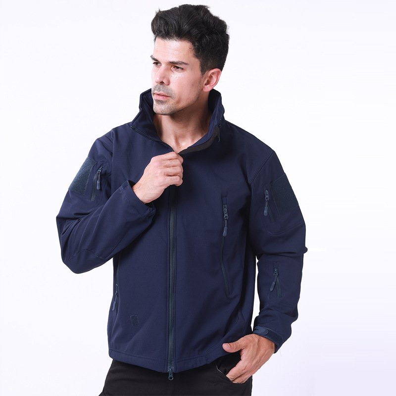 YL002 TAD shark skin soft shell men's jacket in winter for outdoor sport