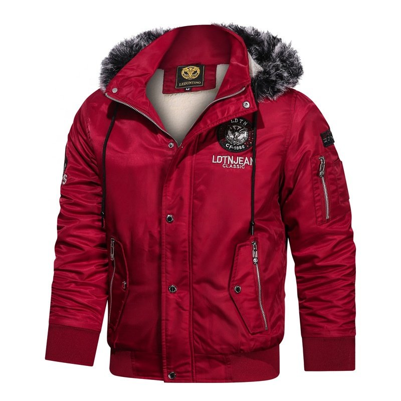 Hot Sale Warm Thickening Casual Trend Plus Size Men's Jacket Men's Winter Jackets Bomber Jackets
