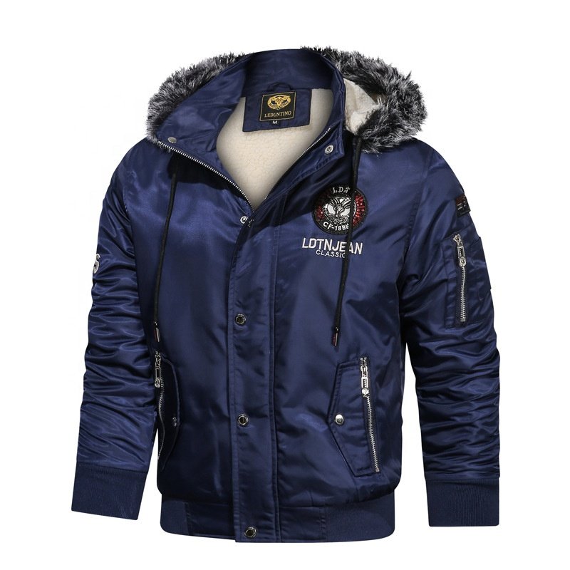 Hot Sale Warm Thickening Casual Trend Plus Size Men's Jacket Men's Winter Jackets Bomber Jackets