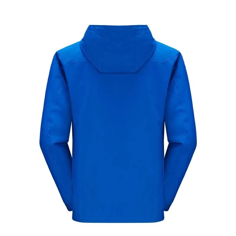 Costom Logo High Quality Men's Zipper Waterproof Jacket Plus Size Men Windbreaker Jacket