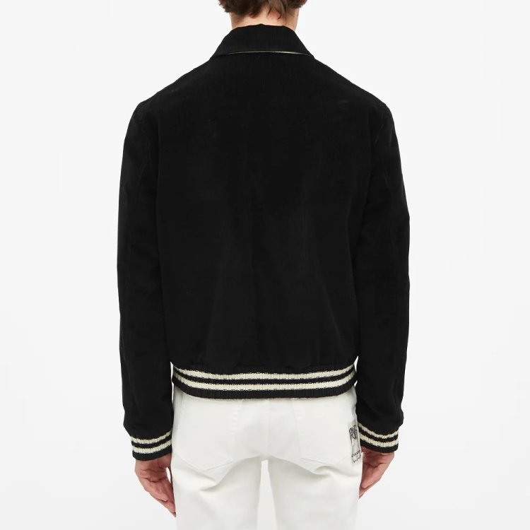 wholesale Men cotton button up sailor collar sport letterman baseball varsity Wool Cardura jacket