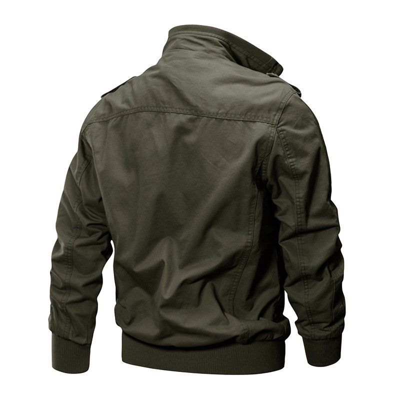 Customized men's jacket outdoor cotton thin waterproof and windproof jacket embroidered combat Men's Thick Anti-static Jackets