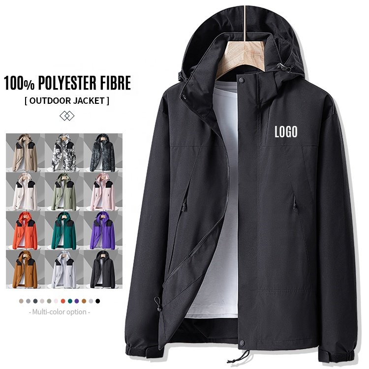 WDL Men's Outdoor Tactical Jacket Camouflage Waterproof Softshell Hoody Hiking Camping Jacket Coat Cargoes Jacket