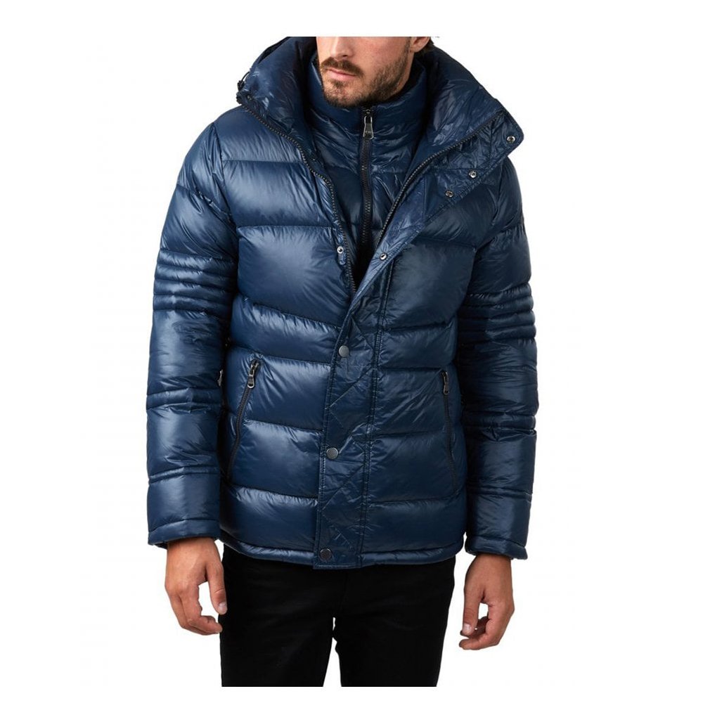 Winter men jackets winter mens quilted jacket black and red men's cotton trench coats puffer jacket