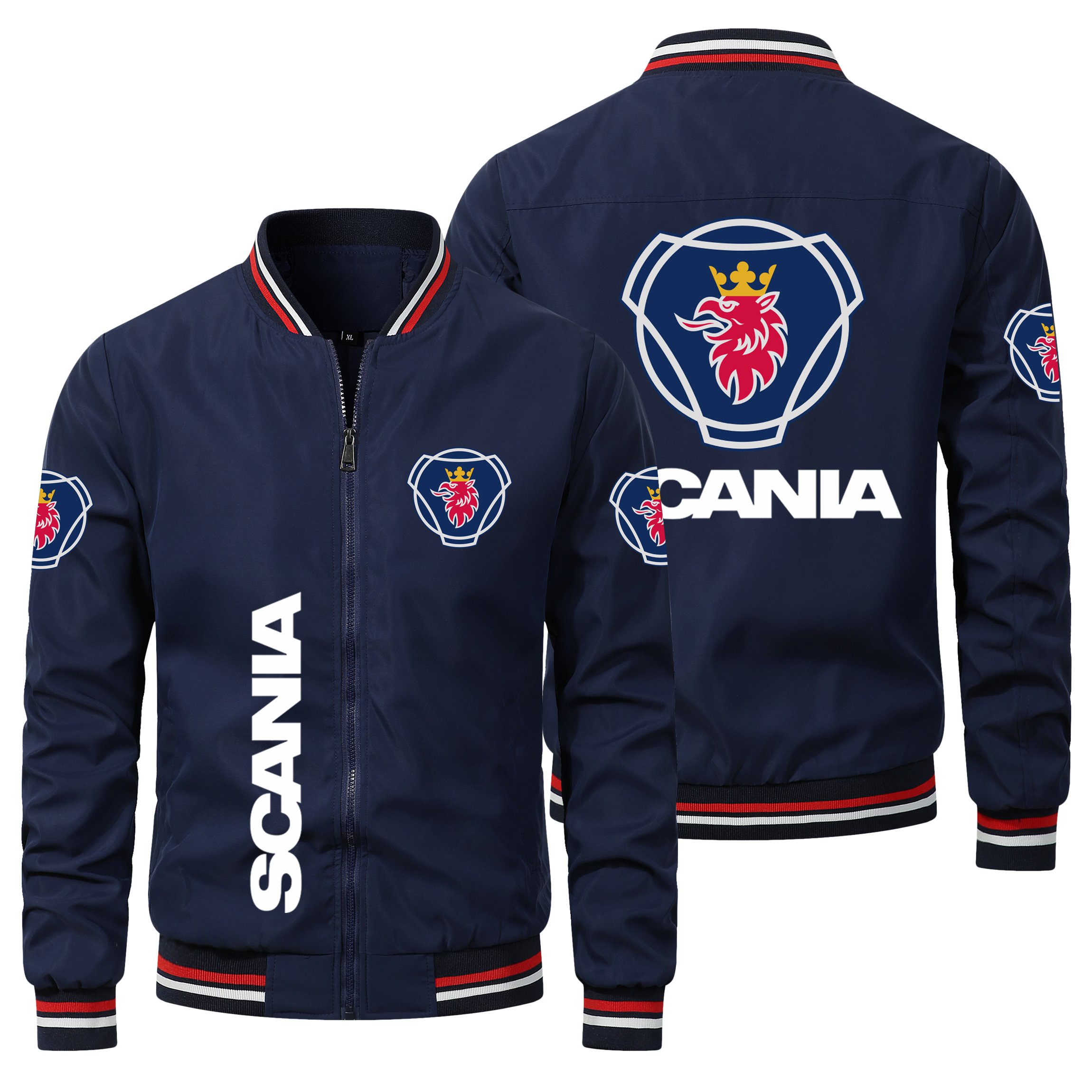 Men's jackets Logo clothing Print Jacket fashion man coat Windbreaker Custom Motorcycle Racing men's coats