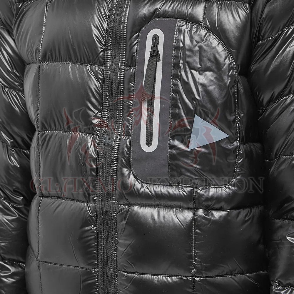 latest new season winter 2022 BLACK PUFFER BOMBER JACKET model PUFFER BOMBER JACKET Men's Plus Size Winter 2022