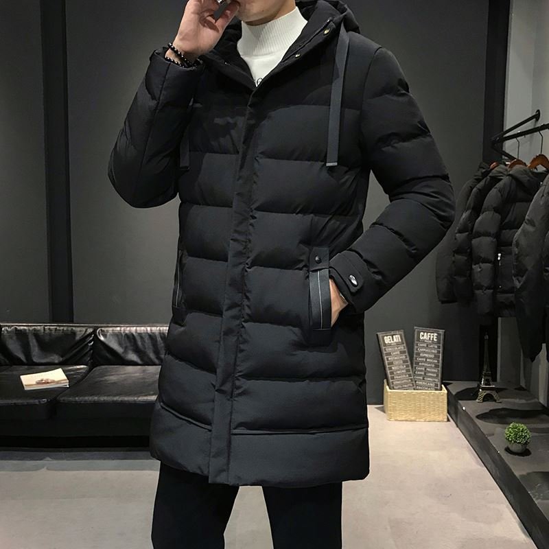 Men Winter Jacket Plus Long Warm Thick Hood Men's Parkas Jacket Coat Autumn Outwear Outfits Classic Windproof Long Coat.