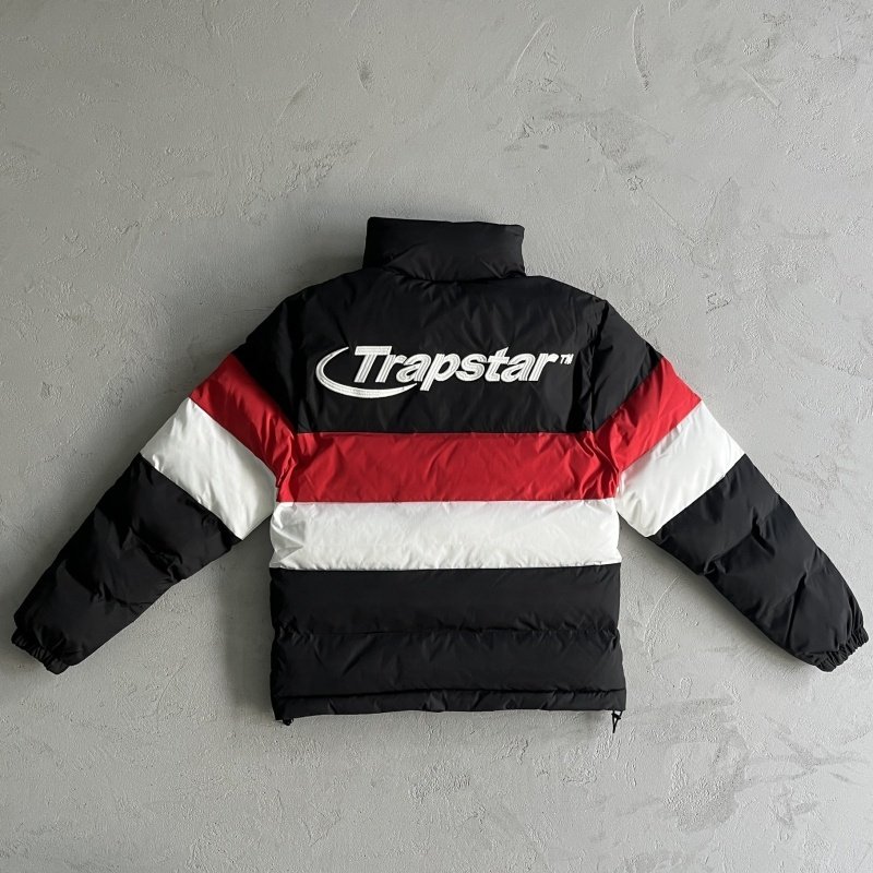 Men's Street Trend Coat Autumn Winter Hooded Puffer Trapstar Men's Tops European Fashion Down Clothes Stay Warm Feather Jacket
