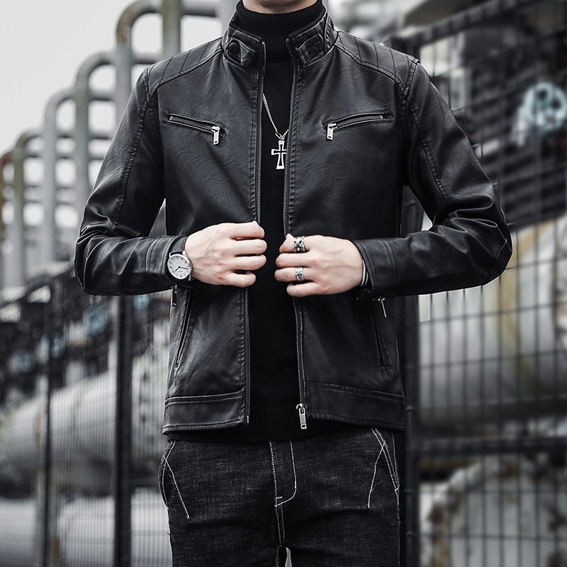 Liu Ming Winter New 2024 Men Casual Pu Leather Outdoor Coats Outerwear Plus Size 4XL Jacket Coats
