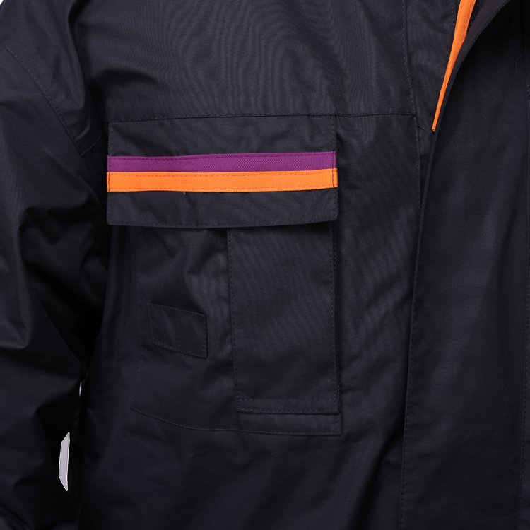 Heavy Duty Varsity Style Men's Winter Work Wear Jacket Custom Cold Storage Cotton Canvas for Mechanics